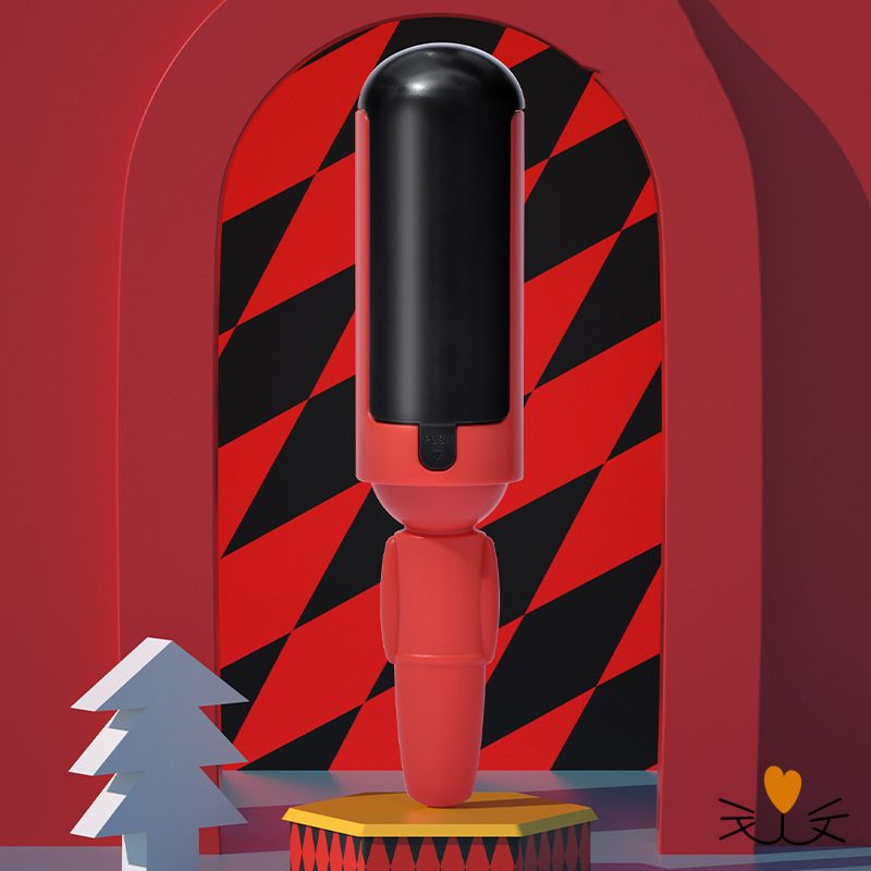 brosse anti poil rouge