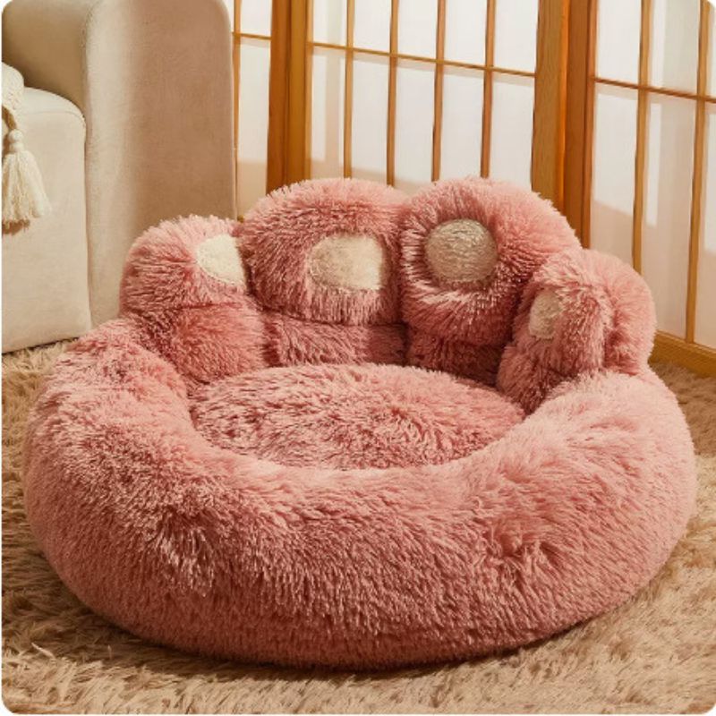 coussin chat xl rose