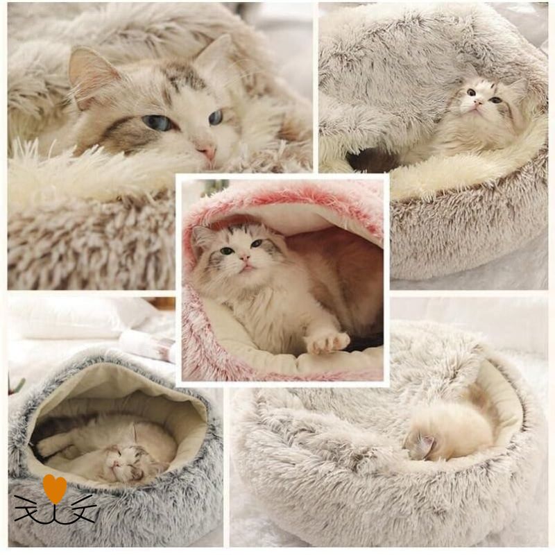 Coussin chat moelleux