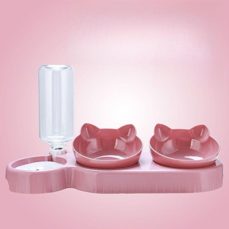 gamelle-chat-3-en-1-rose