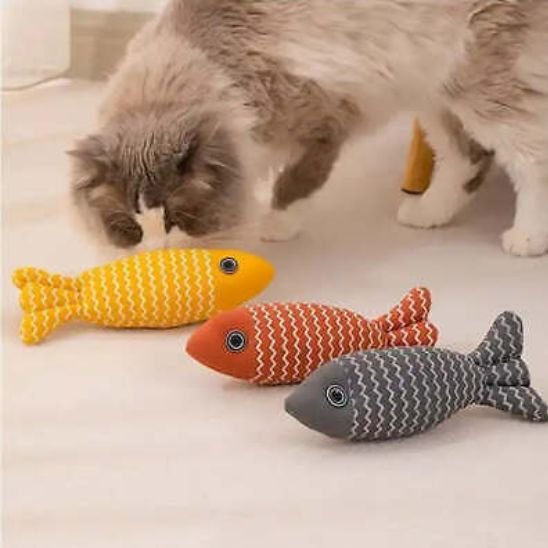 Jouet pour chat poisson couleur
