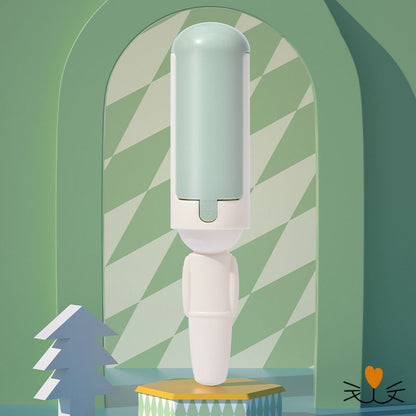 brosse anti poil blanc