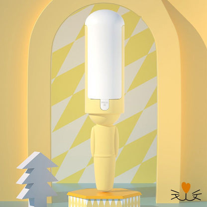 brosse anti poil jaune