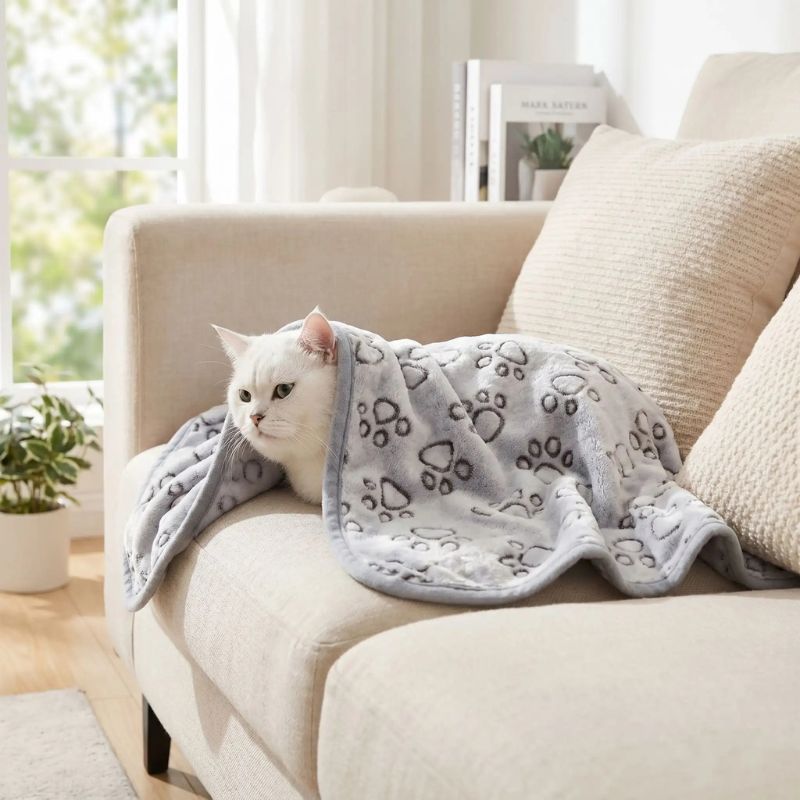 Couverture Chat Moelleuse