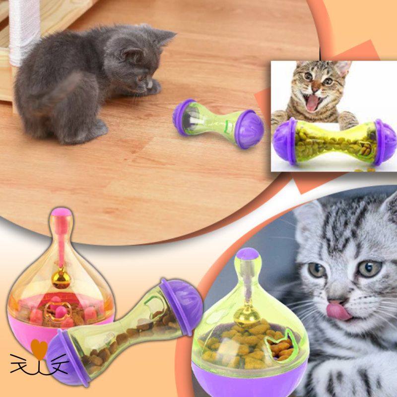 Distributeur de croquettes pour chat jouet