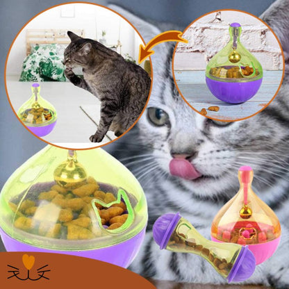 Distributeur de croquettes pour chat sablier