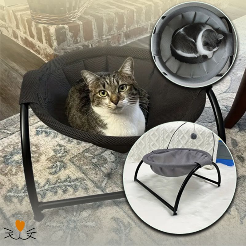 hamac pour chat noir 