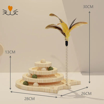 jouet pour chat en bois petit