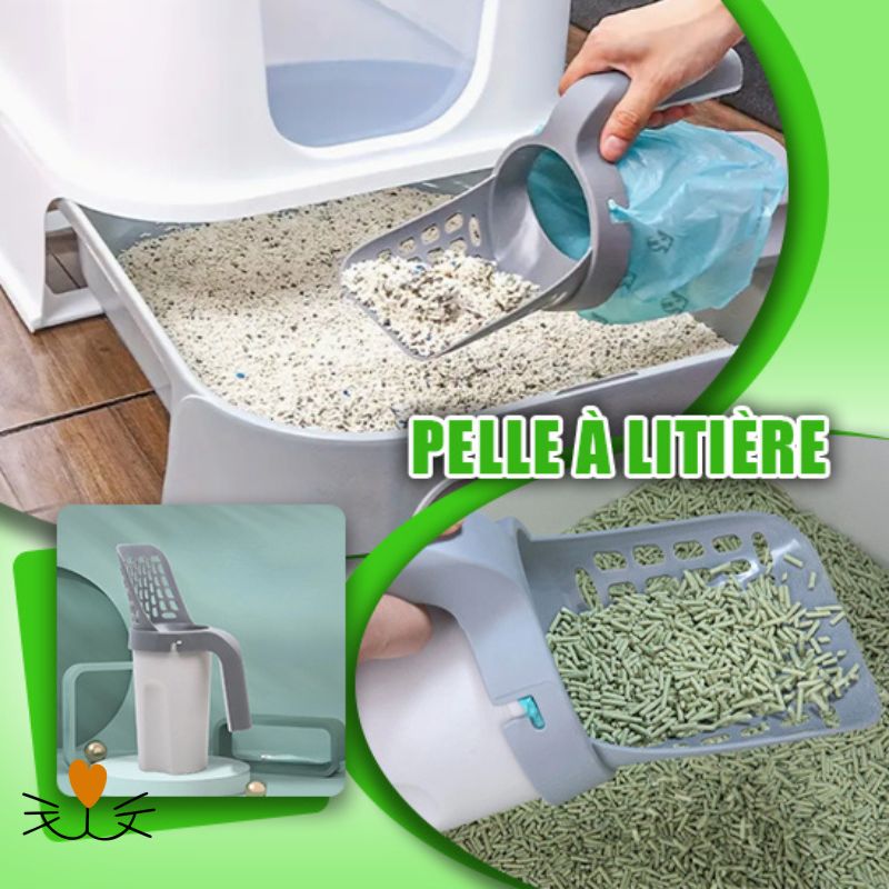 pelle à litière tout en un