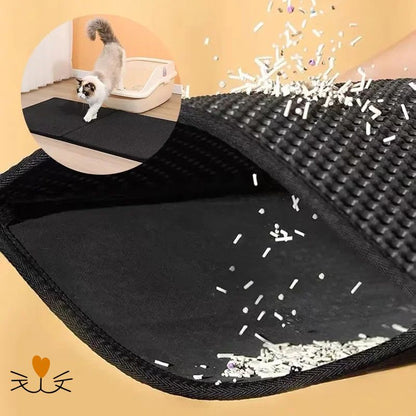 tapis litière chat propre