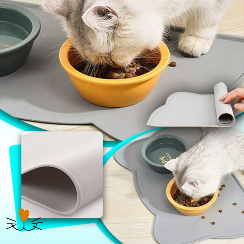 tapis gamelle chat