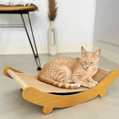 Griffoir chat incurve sommeil