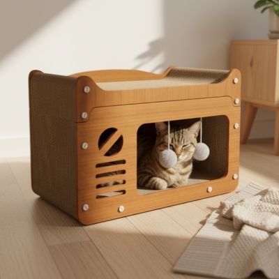 Griffoir Chat maison sommeil