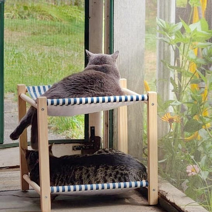 hamac pour chat superposé sommeil