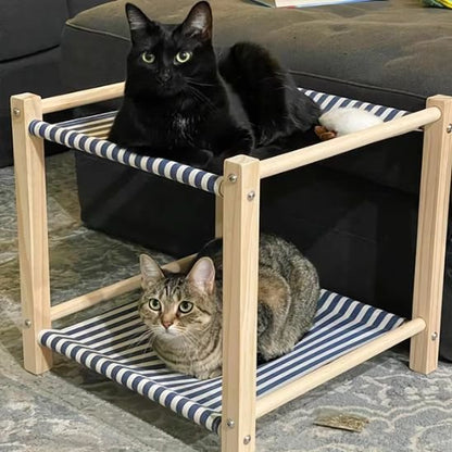 hamac pour chat superposé tissu