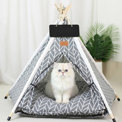 Lit pour chat tente spacieuse