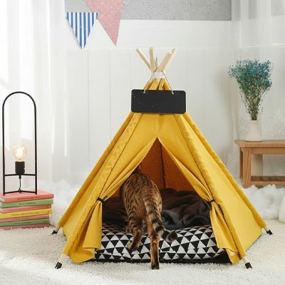 Lit pour chat tente 