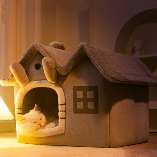 Maison pour chat  chaleureuse