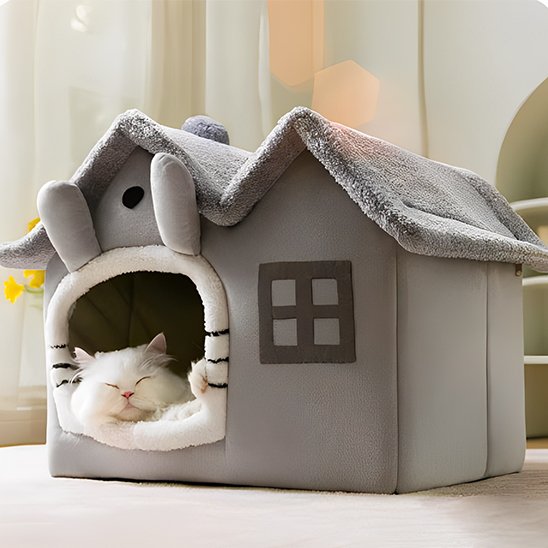 Maison pour chat confortable